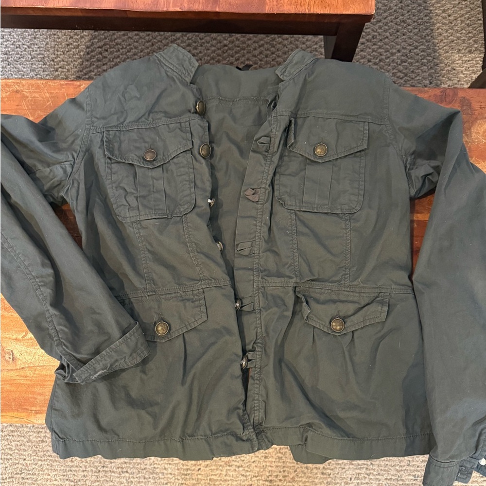 Women’s Green Military Style Jacket